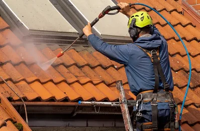 Démoussage et hydrofuge de toiture à Belloc